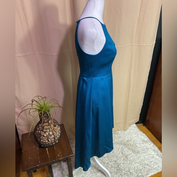 Aidan Mattox Peacock Blue Dress - Picture 5 of 12